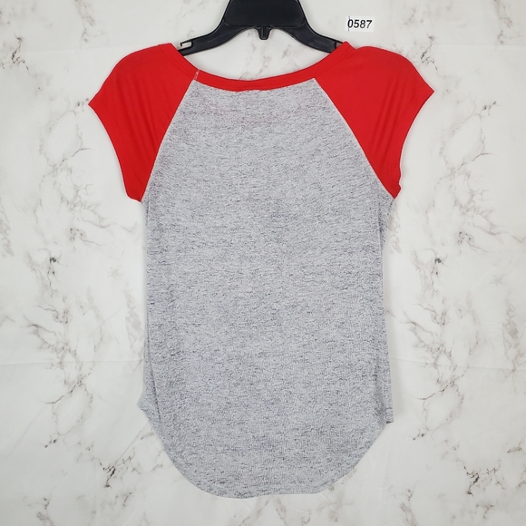 DISNEY Minnie Mouse 2017 Raglan Short Sleeve Shirt - Picture 8 of 9